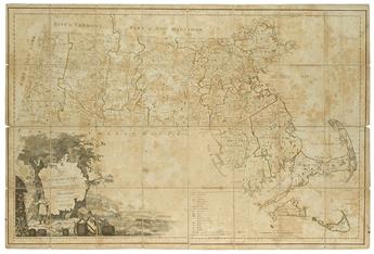 (MASSACHUSETTS.) Osgood, Carleton. Map of Massachusetts.